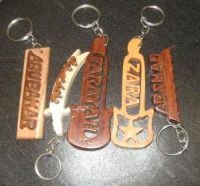 Hand made Wooden Key rings