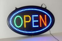 LED Open  Oval Sign