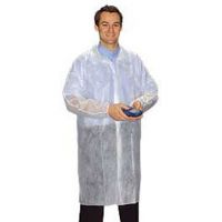 Disposable nonwoven SMS lab coat