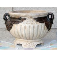 Classical Swan Vase