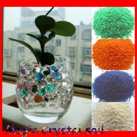 New Indoor Decoration Pearl shaped Crystal Soil water beads 11 colorsl