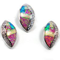 925 silver opal jewelry set YS00103