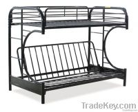 C style metal sofa bunk bed