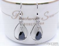 925 Sterling Silver Gemstone Dangle Earring