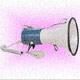 400m Transistor Megaphone with Siren and Whistle, Supports Power of 20
