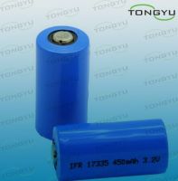 LiFePO4 Rechargeable Battery Cell 3.2V 17335 450mAh for Lamination Devices