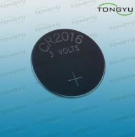 3V 90mAh CR2016 Lithium Coin Cell Li-MnO2 Button Battery With Blister Card