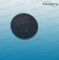 CR1620 3V 68mAh Lithium Coin Cell Battery , Small Li-MnO2 3v Button Cell Battery