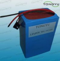 36V Electric Bike Lithium Battery Pack, 12S 19.2Ah LiFePO4 Lithium-ion Batteries