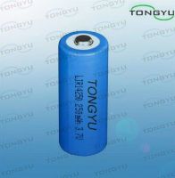 Cylindrical Lithium Ion Rechargeable Batteries 3.7V 250mAh For Bike Lights / Caution Lamp