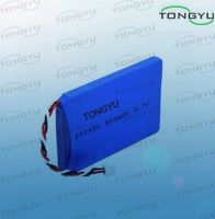 3.7V 900mAh Rechargeable Lithium Batteries Flat Prismatic Shape For Medical Equipment