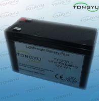 Ultra Light Weight Lithium LiFePO4 Battery 12V 7Ah Pack For Wireless Portable Sound System