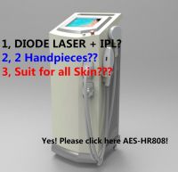 Diode Laser + IPL for Hair removal!