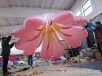 Inflatable flower