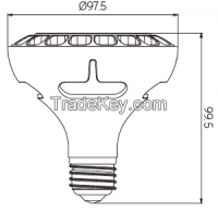 LG LED Lamp PAR30 14.4W/840/775lm/40, 000h dimmable P1440E40T3B