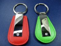 lether keychain/leather keyring/metal keyring