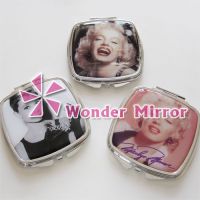 metal compact mirror