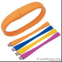 Bracelet Rubber USB Flash drive, PVC customised shape USB Flash Drive