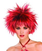 Spiked-Punk-Black-and-Red-Wig