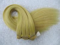 high quality human hair weft  weaving extension