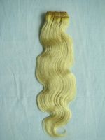 Top quality indian remy 100% human hair weft