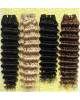 Fast delivery 18 inch No.1B color Brazilian virgin hair weft