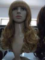 Blonde synthetic wig
