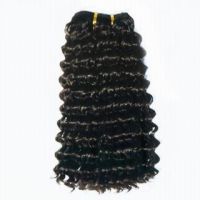 Machine made virgin indian human hair weft with factory price
