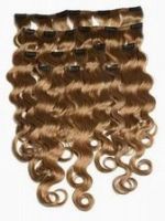 100% Brazilian virgin hair weft  kinky curl, natural color, 100g/piece
