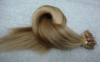 100% human hair extensions, remy quality, Nail bond , pre-bonded hair