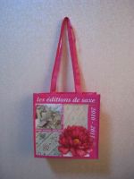 Long tote shopping bags with lamination