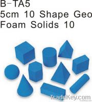 5CM 10 Shape Geo Foam Solids