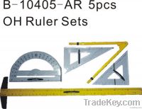 5PCS  Over head ruler sets