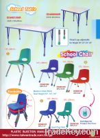 School Table Chair and Stackable