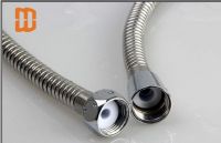 Flexible brass/stainless steel single-fastening shower hose