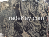 MAGMA  - GOLD BLACK BRASILIAN GRANITE SLABS