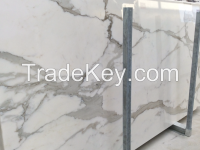 STATUARIO  - WHITE ITALIAN CARRARA MARBLE SLABS