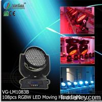 108pcs RGBW LED Moving Head Light