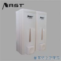 Wall mounted ABS Plastic double liquid soap dispenser