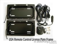 USA remote control license plate frame
