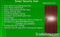 Israel steel security door