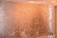 handmade wallpaper mural 07