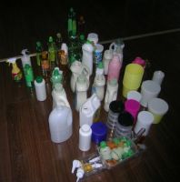 plastic detergent bottle