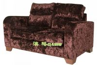 shanghai fabric 2-seater cafe sofas