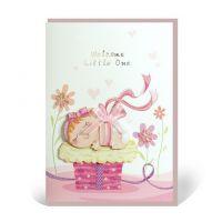 baby greeting card-new baby greeting card-handcraft greeting card