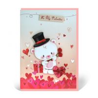 valentine greeting card-greeting card-handcraft valentine greeting car