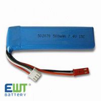 502070 7.4v 500mAh battery