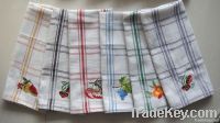 fruit-embroidery tea towel