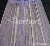 Natural wood core veneer for construction material