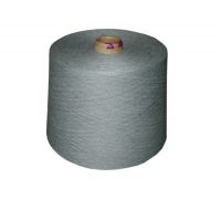 100% Cotton Heather Gray Melange Yarn, with Gray Level from 1 to 100%